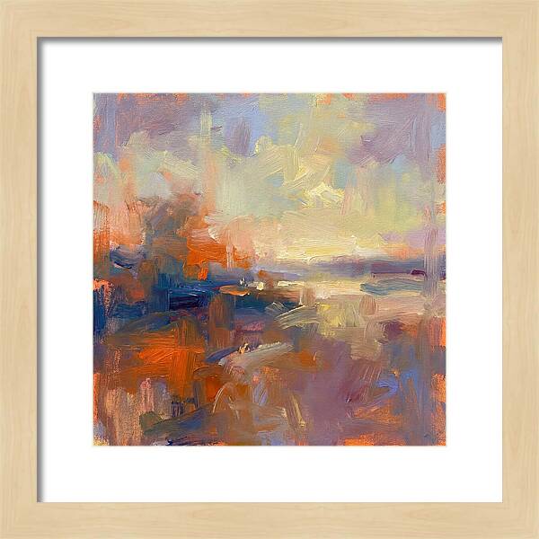 Abstract Sunrise Over Water