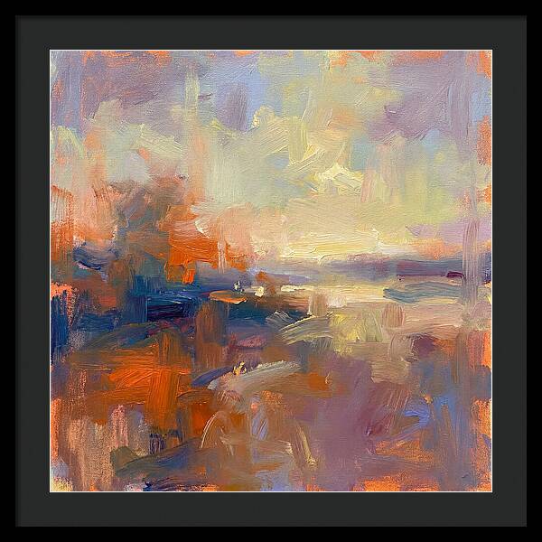 Abstract Sunrise Over Water