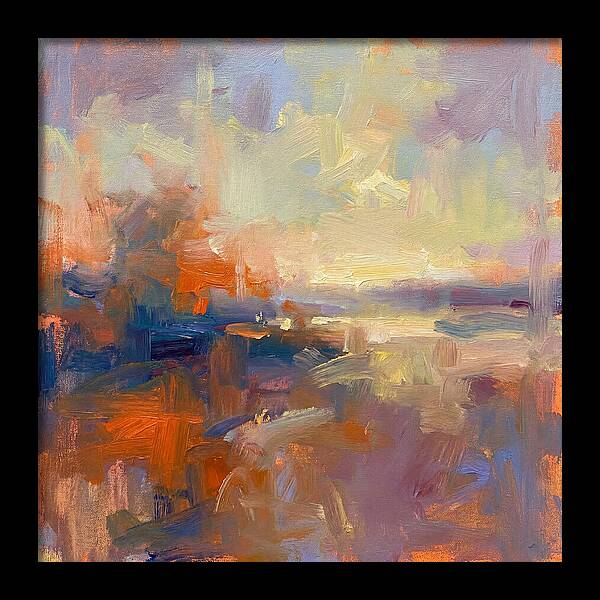 Abstract Sunrise Over Water