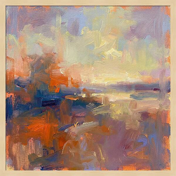 Abstract Sunrise Over Water