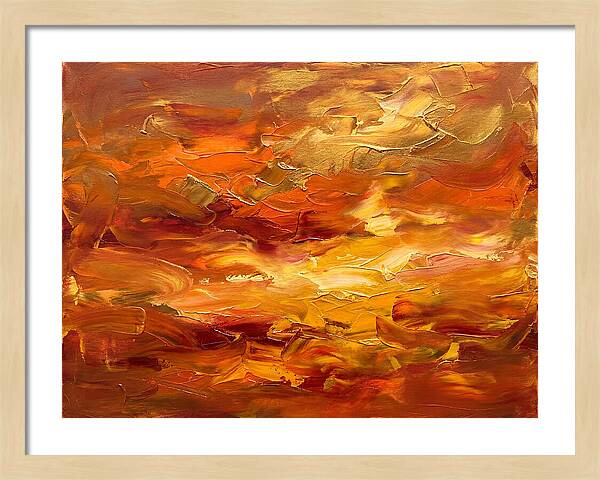Abstract Sunset Harmony