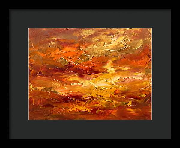 Abstract Sunset Harmony