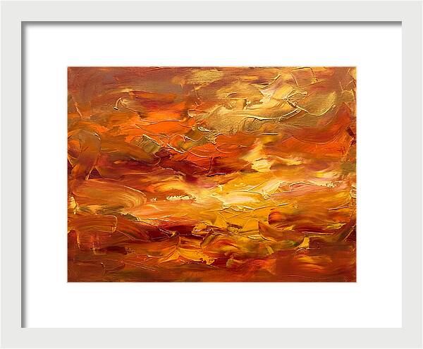 Abstract Sunset Harmony