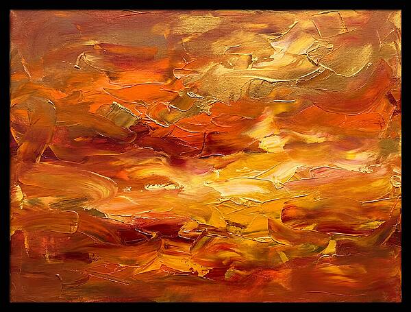 Abstract Sunset Harmony