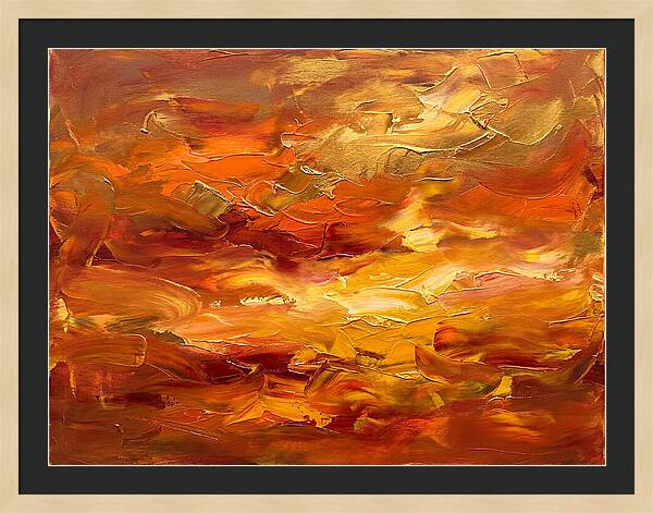 Abstract Sunset Harmony