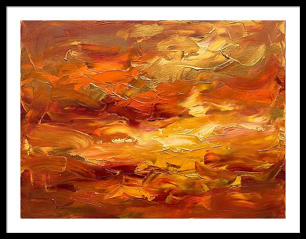 Abstract Sunset Harmony