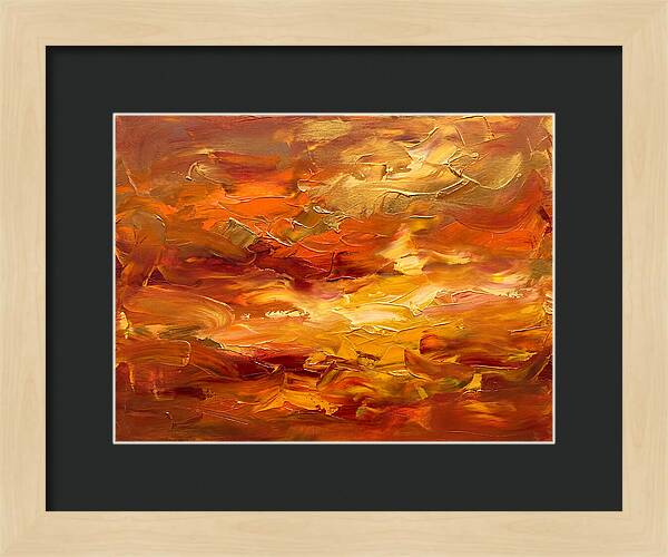 Abstract Sunset Harmony