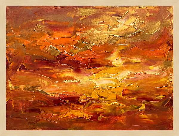 Abstract Sunset Harmony