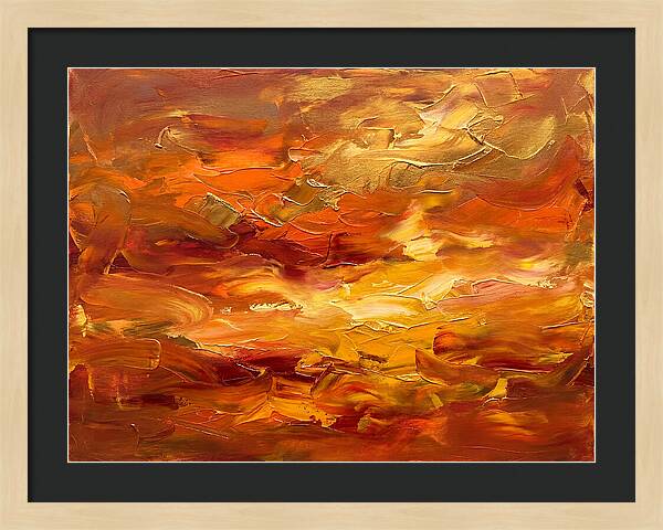 Abstract Sunset Harmony