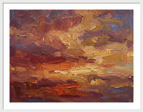 Abstract Sunset Serenity