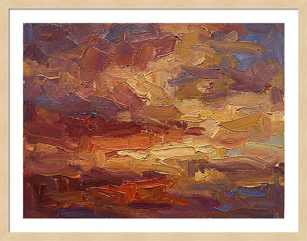 Abstract Sunset Serenity