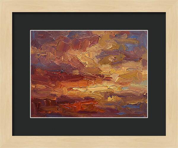 Abstract Sunset Serenity