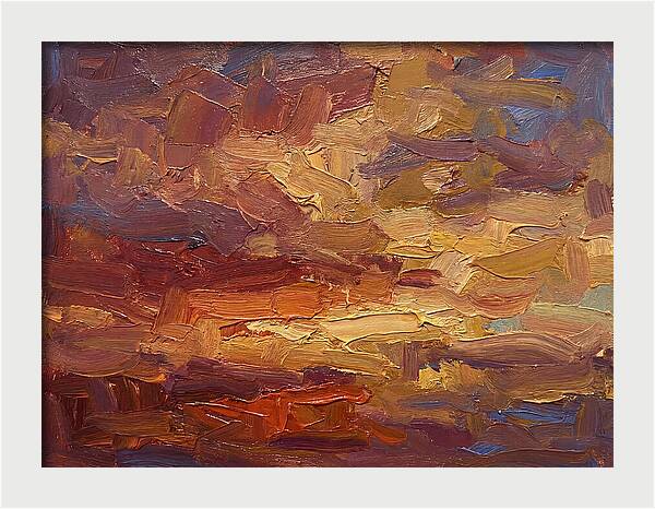 Abstract Sunset Serenity