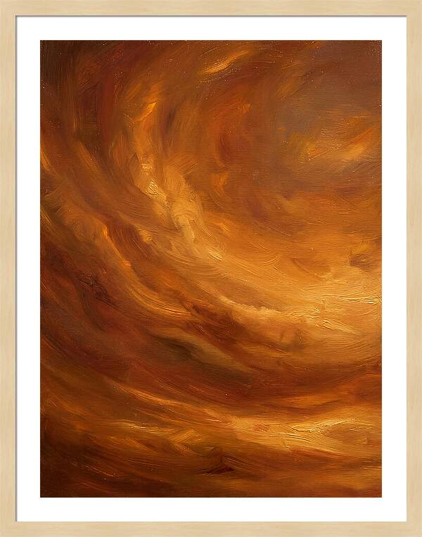 Abstract Sunset Swirls