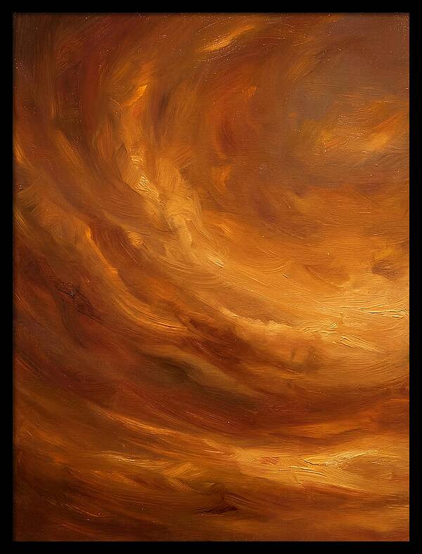 Abstract Sunset Swirls