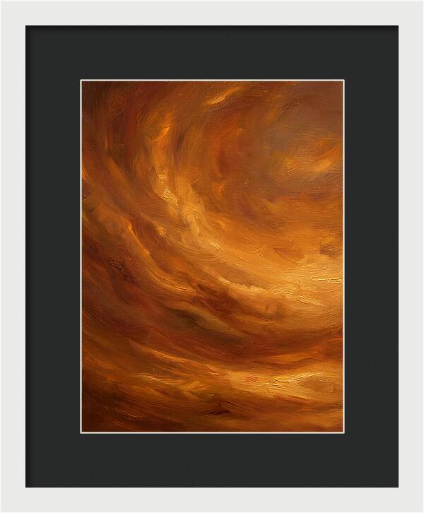 Abstract Sunset Swirls