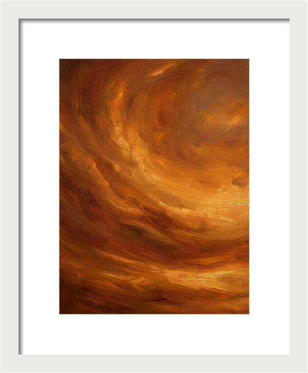 Abstract Sunset Swirls