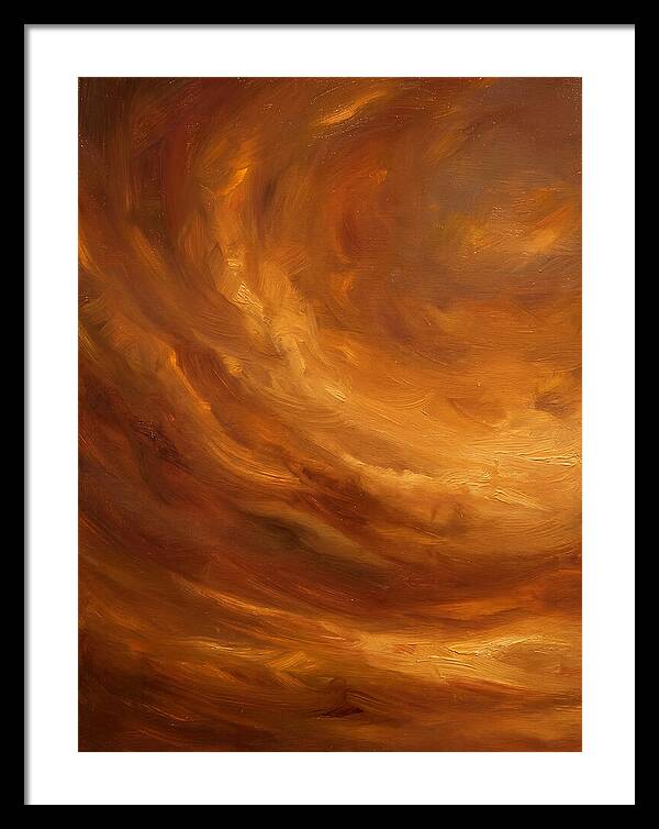 Abstract Sunset Swirls