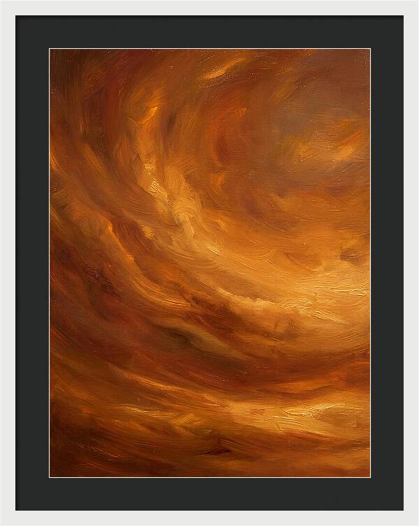 Abstract Sunset Swirls
