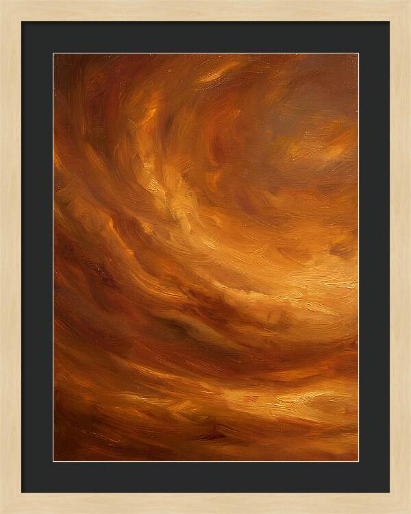 Abstract Sunset Swirls