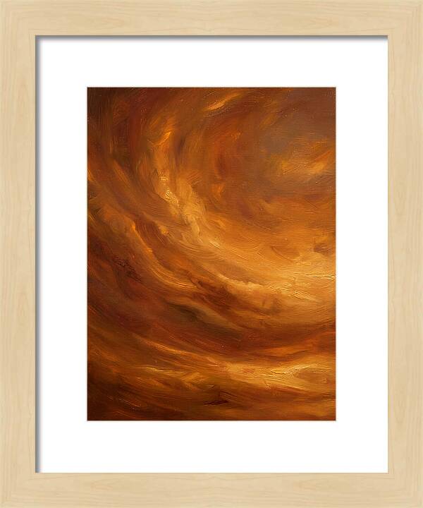 Abstract Sunset Swirls