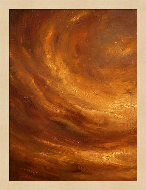 Abstract Sunset Swirls
