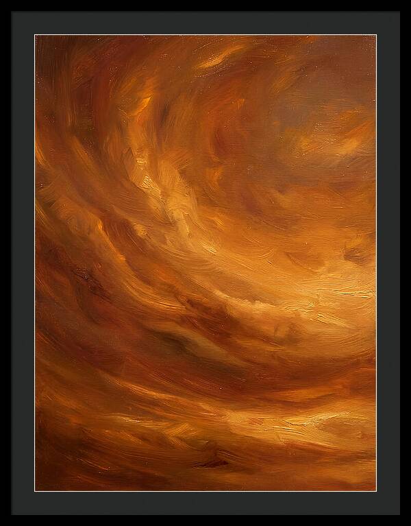Abstract Sunset Swirls