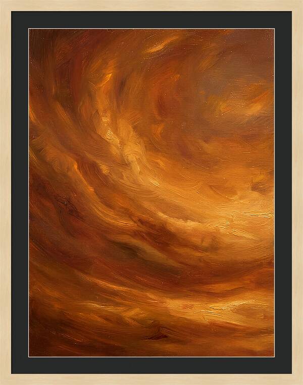 Abstract Sunset Swirls