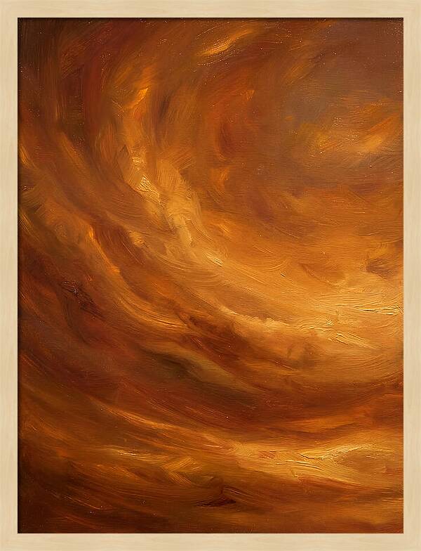 Abstract Sunset Swirls