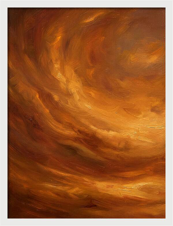 Abstract Sunset Swirls