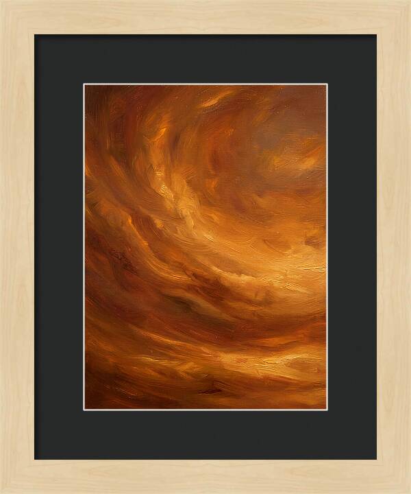 Abstract Sunset Swirls