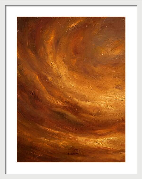 Abstract Sunset Swirls