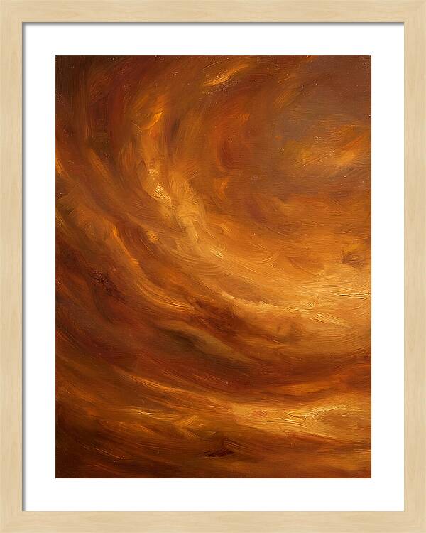 Abstract Sunset Swirls