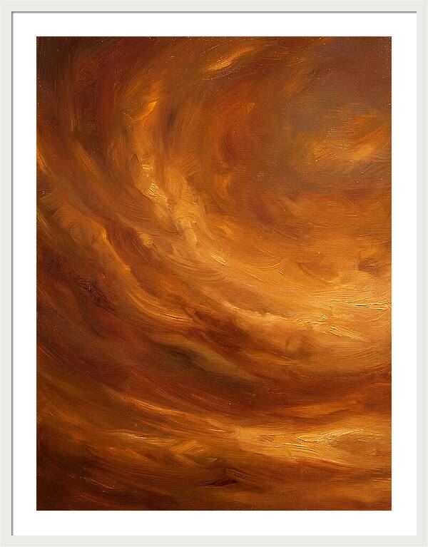 Abstract Sunset Swirls