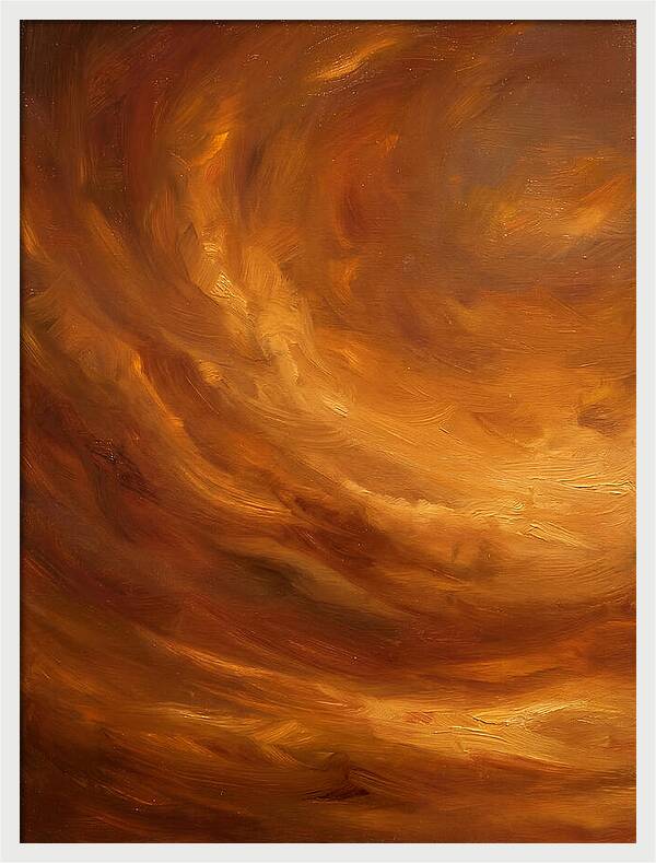 Abstract Sunset Swirls