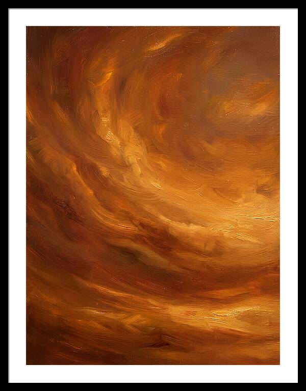 Abstract Sunset Swirls