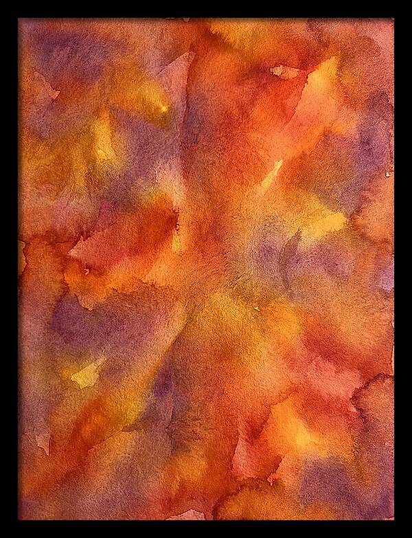 Abstract Sunset Watercolor