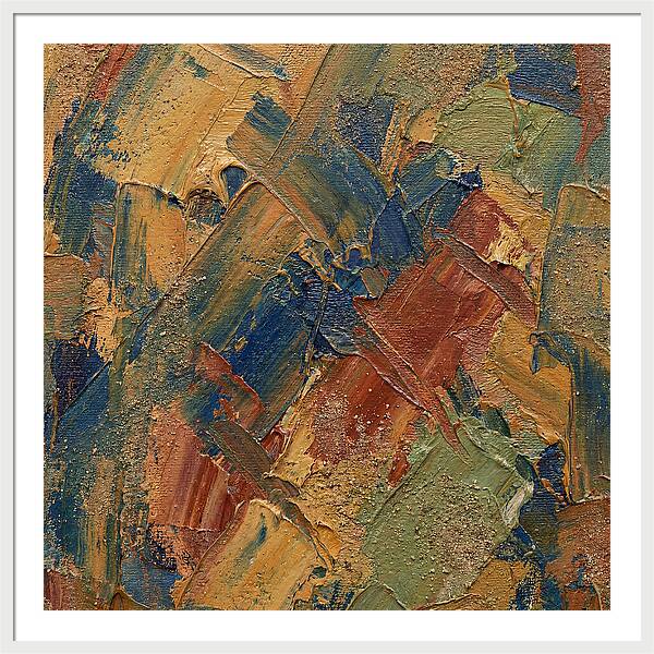 Abstract Texture In Earthy Tones