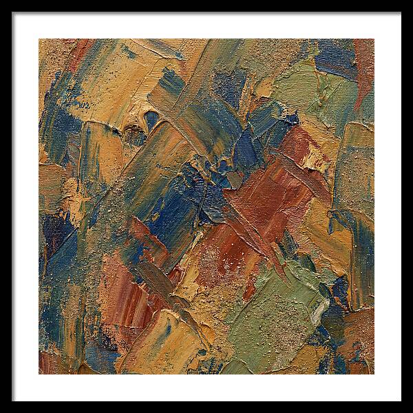 Abstract Texture In Earthy Tones