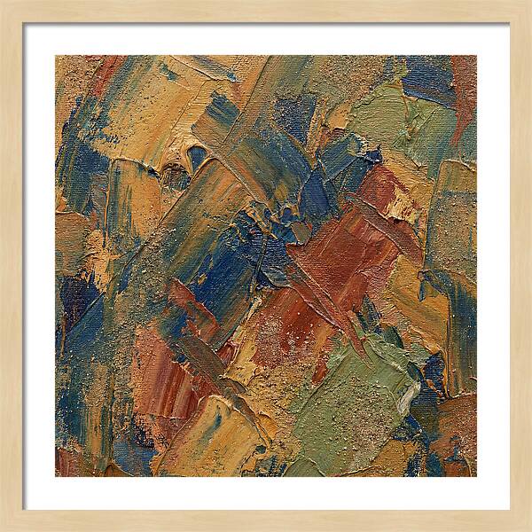 Abstract Texture In Earthy Tones