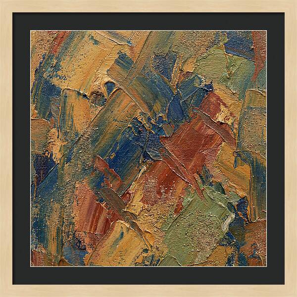 Abstract Texture In Earthy Tones