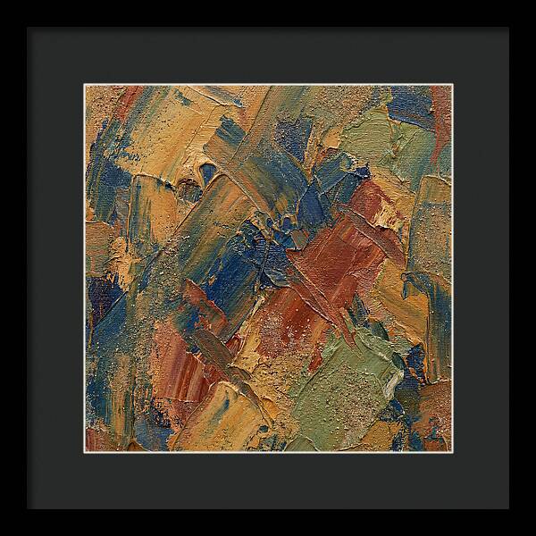 Abstract Texture In Earthy Tones
