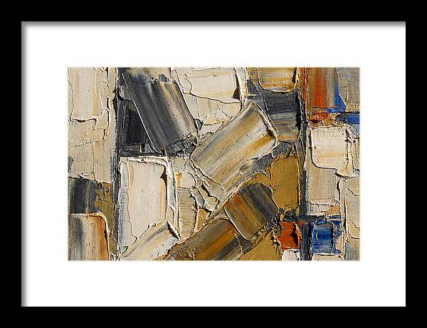 Abstract Texture In Palette Knife