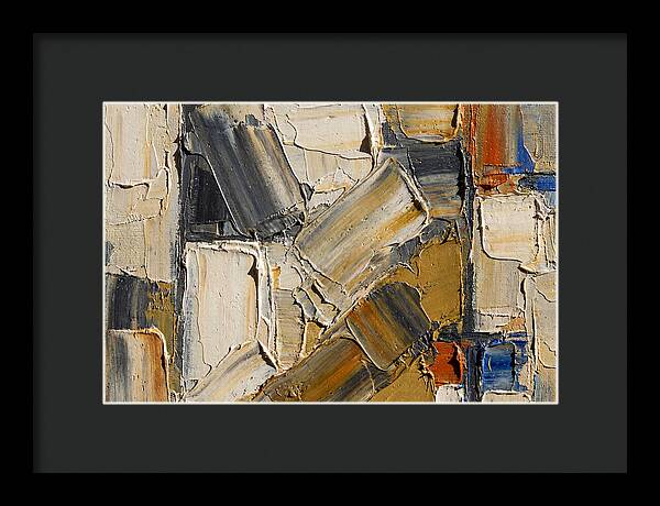 Abstract Texture In Palette Knife