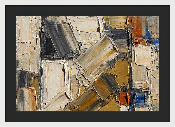 Abstract Texture In Palette Knife