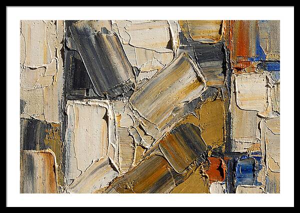 Abstract Texture In Palette Knife