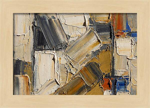 Abstract Texture In Palette Knife