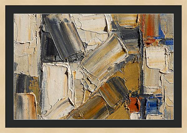 Abstract Texture In Palette Knife