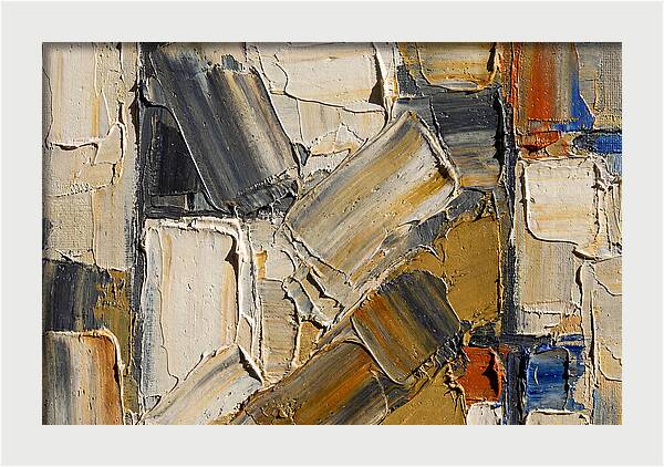 Abstract Texture In Palette Knife