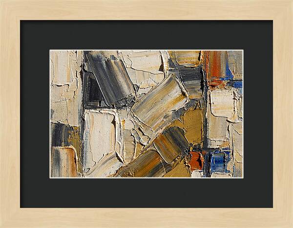 Abstract Texture In Palette Knife